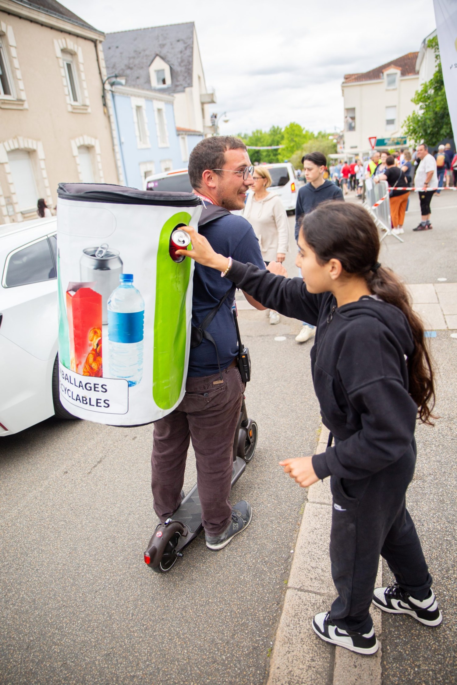 Collecte mobile canette Jeux Olympiques