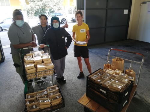 don alimentaire chariot distribution